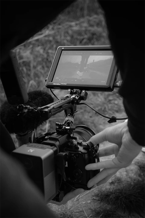 Maxime Richard en tournage