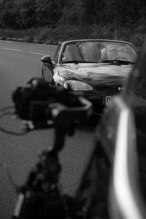 Maxime Richard en tournage