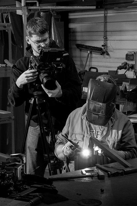 Maxime Richard en tournage