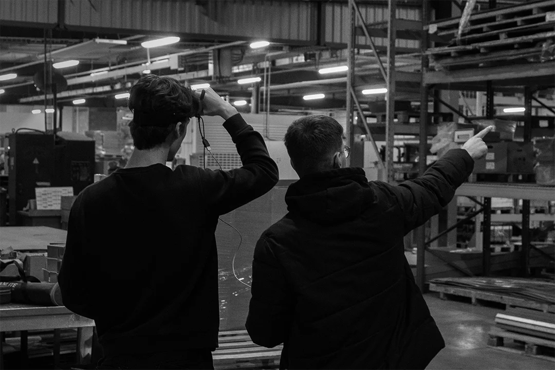 Maxime Richard en tournage