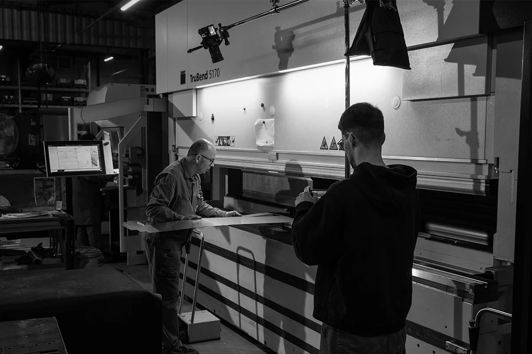 Maxime Richard en tournage