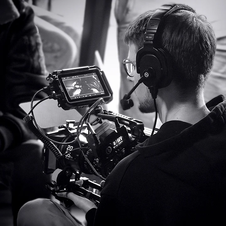 Maxime Richard en tournage