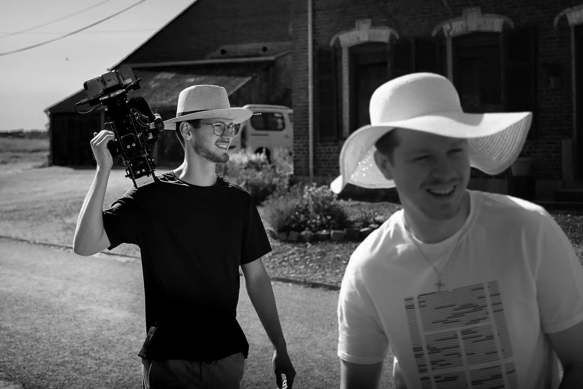 Maxime Richard en tournage
